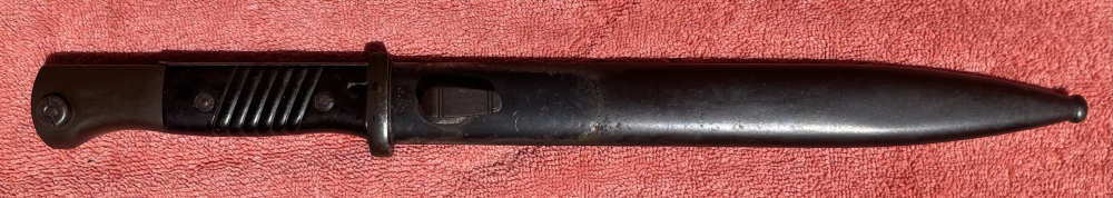 Rare1938 Date All-Matching WWII German K98 Combat Bayonet F Herder Solingen-img-15