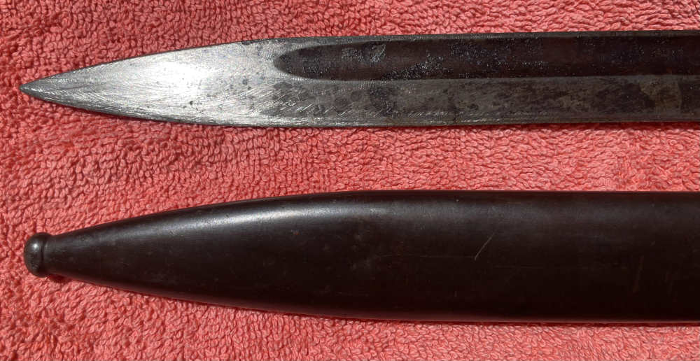 Rare1938 Date All-Matching WWII German K98 Combat Bayonet F Herder Solingen-img-16