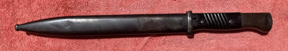 Rare1938 Date All-Matching WWII German K98 Combat Bayonet F Herder Solingen-img-13