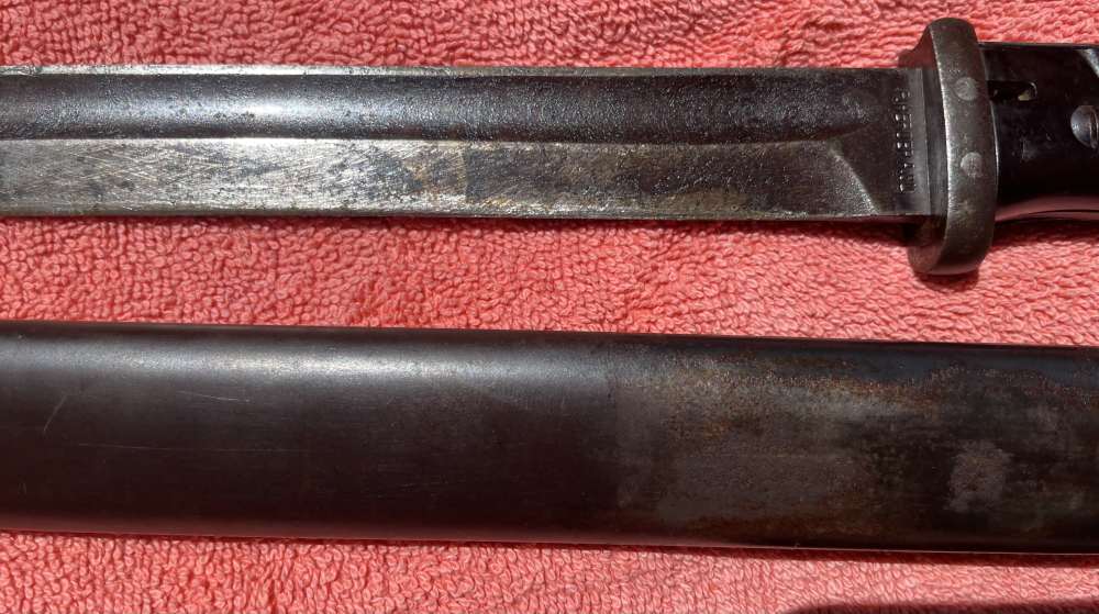 Rare1938 Date All-Matching WWII German K98 Combat Bayonet F Herder Solingen-img-17