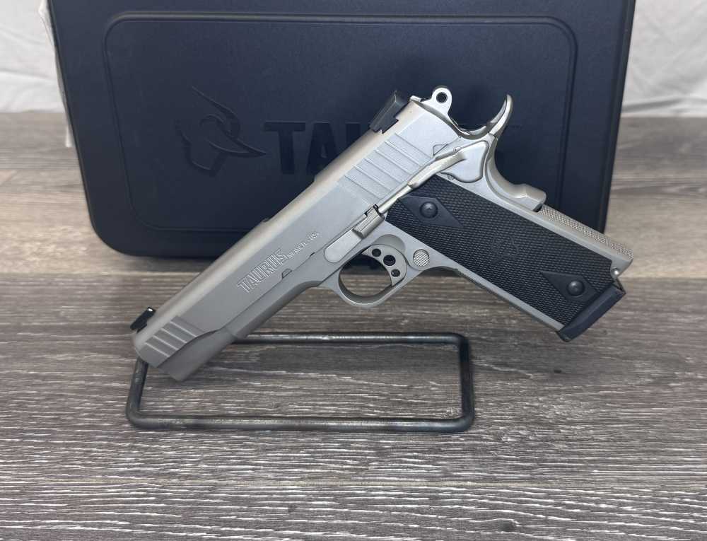 Taurus PT1911 .45ACP New in box 8 round Stainless Steel-img-2