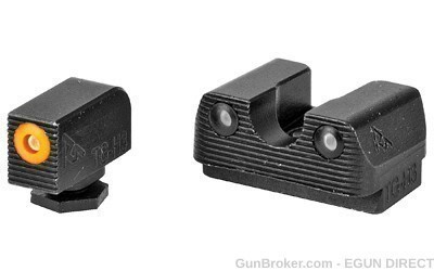 Rival Arms RA1A231G Tritium Night Sights Square Green Front, U-Notch-img-0