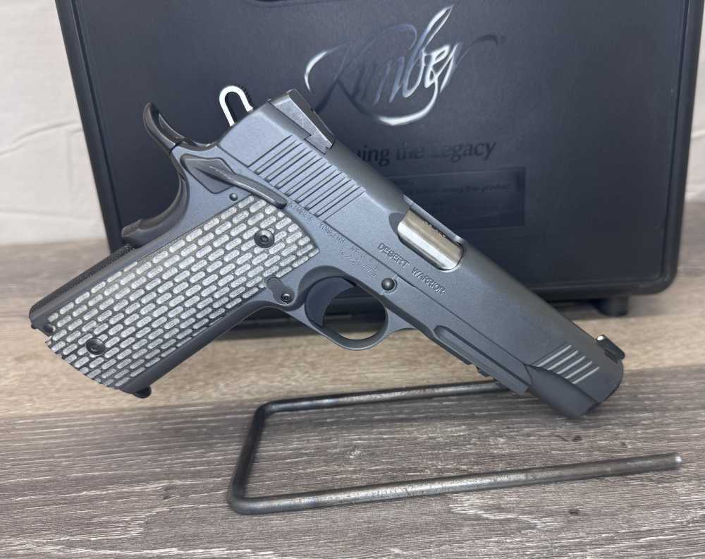 Kimber 1911 Desert Warrior .45 ACP 8 Round Rail-img-1