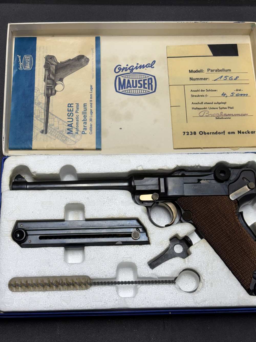 Mauser Werke LUGERS consecutive serial number pistols 9mm P08 style -img-31