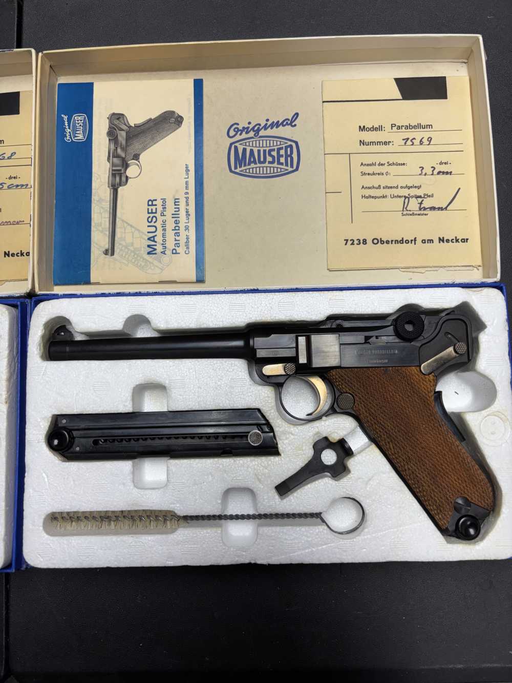 Mauser Werke LUGERS consecutive serial number pistols 9mm P08 style -img-2