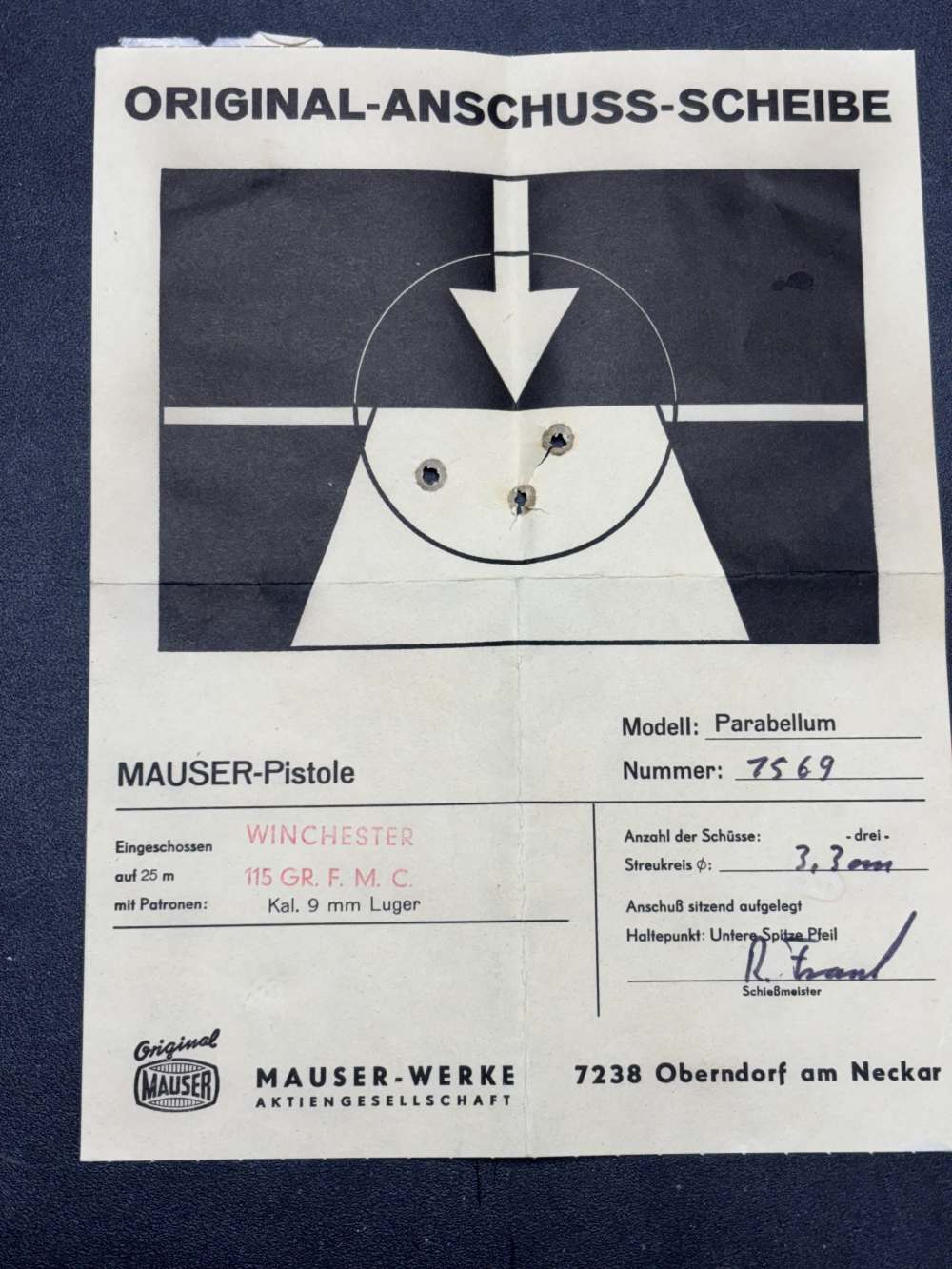 Mauser Werke LUGERS consecutive serial number pistols 9mm P08 style -img-27