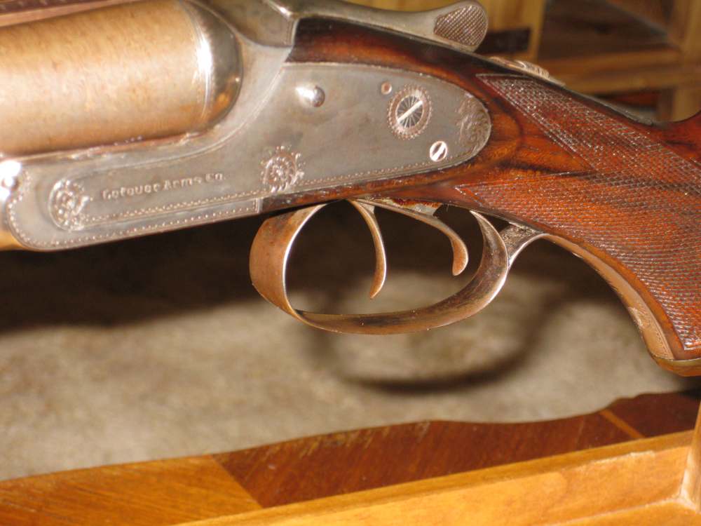 Lefever E grade 12ga. 28" browned Damascus barrels outstanding wood !-img-9
