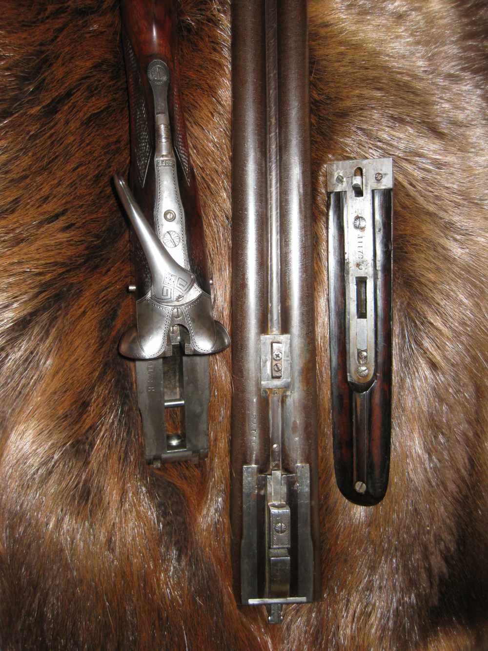 Lefever E grade 12ga. 28" browned Damascus barrels outstanding wood !-img-23