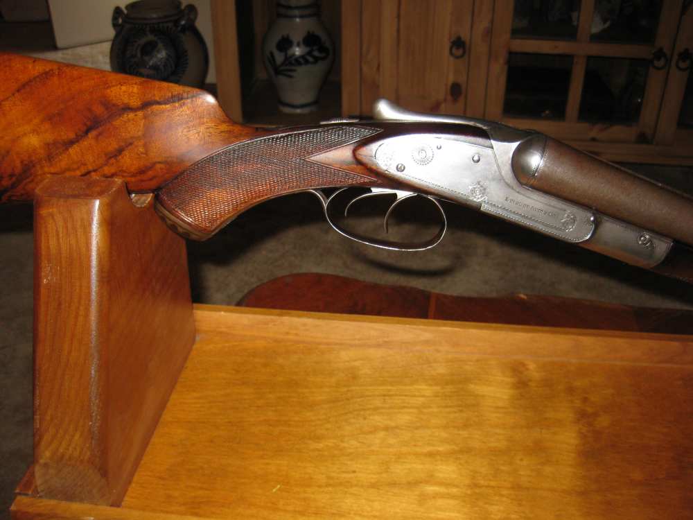 Lefever E grade 12ga. 28" browned Damascus barrels outstanding wood !-img-15
