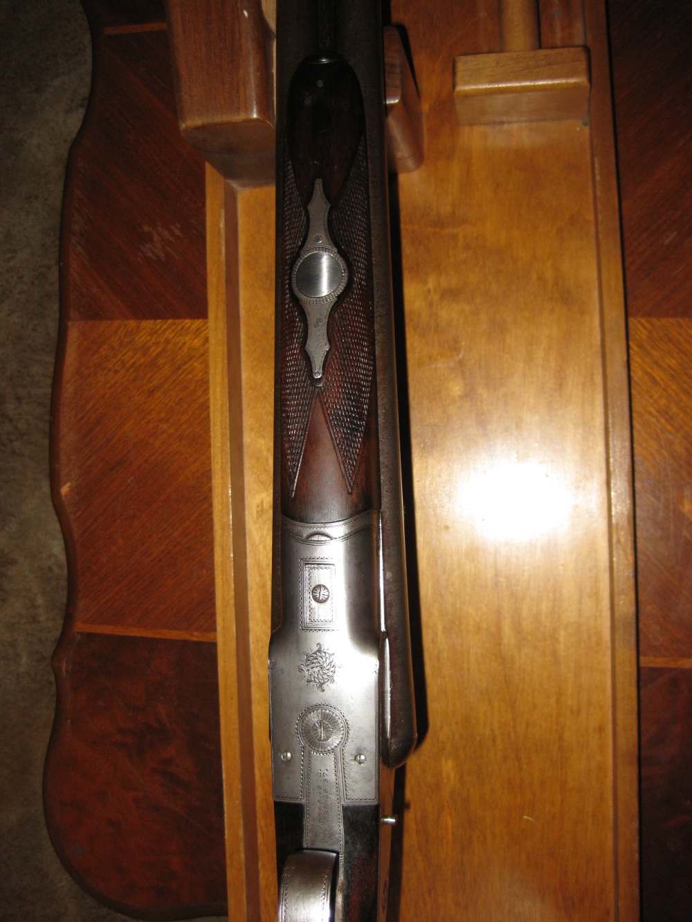 Lefever E grade 12ga. 28" browned Damascus barrels outstanding wood !-img-20