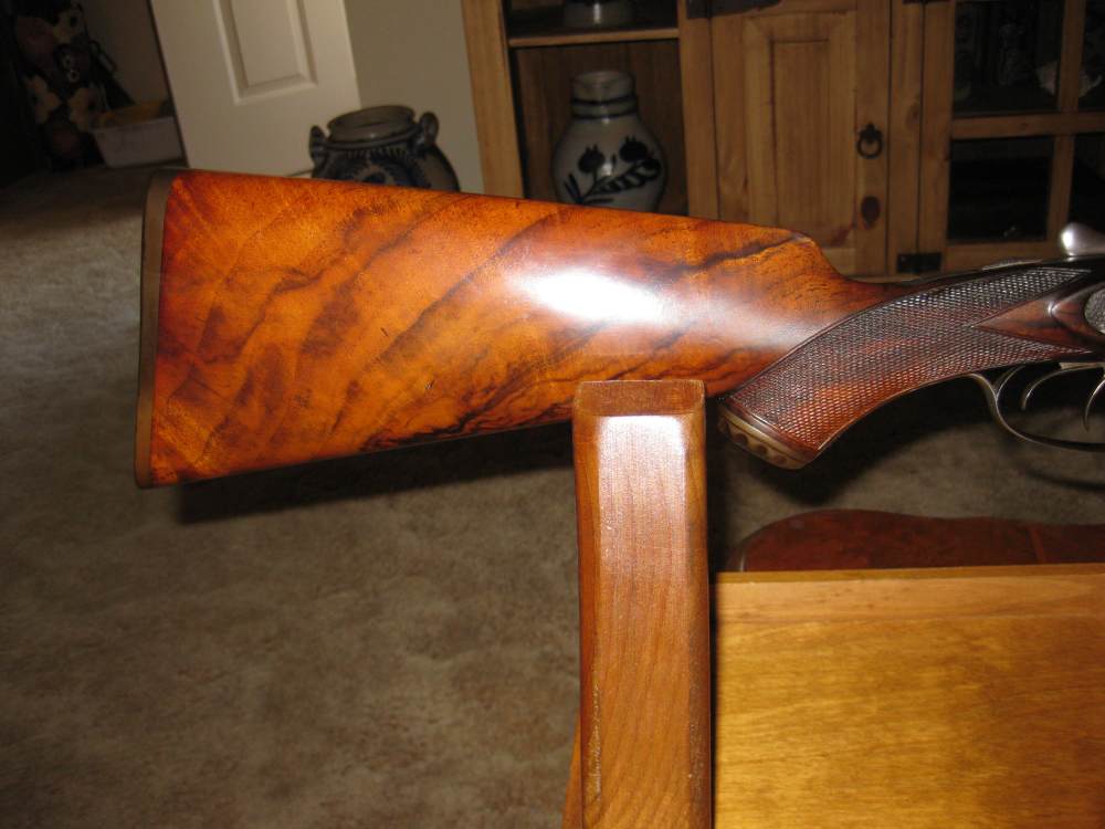 Lefever E grade 12ga. 28" browned Damascus barrels outstanding wood !-img-16