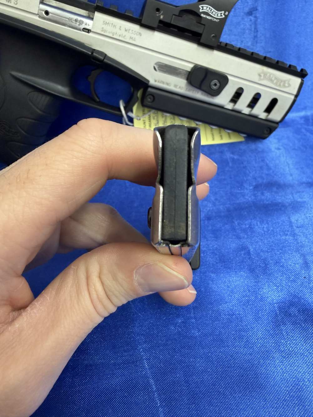 Walther SP22 M3 22LR Pistol 10 rnd Extra mag Used with Optic-img-9
