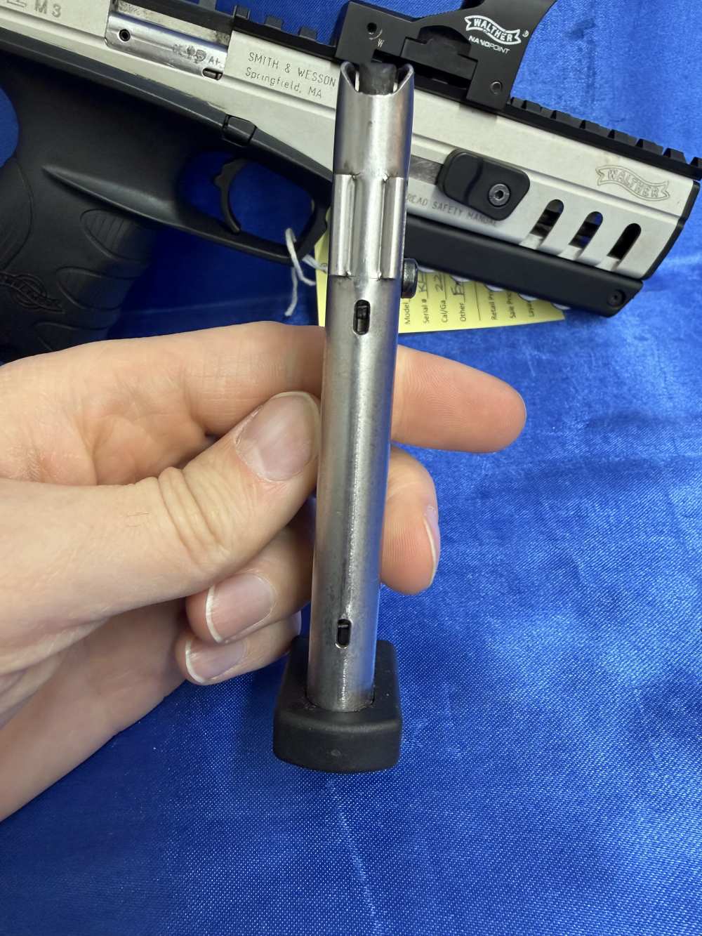 Walther SP22 M3 22LR Pistol 10 rnd Extra mag Used with Optic-img-7