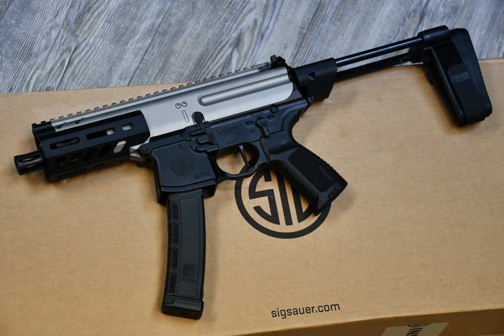 Sig Sauer MPX K 4.5" MLOK 9mm PDW X-Werks Titanium Armor Black SB Tactical -img-1