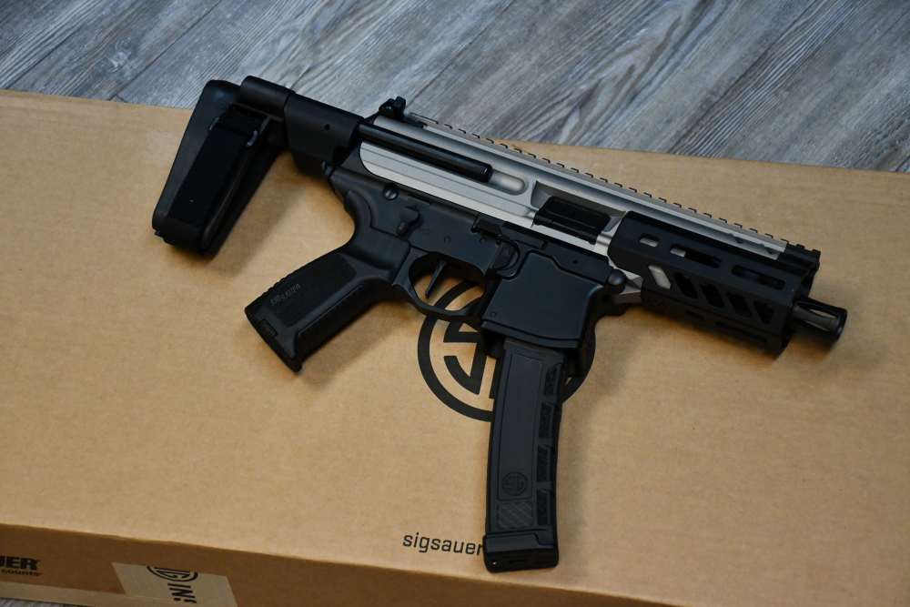 Sig Sauer MPX K 4.5" MLOK 9mm PDW X-Werks Titanium Armor Black SB Tactical -img-2
