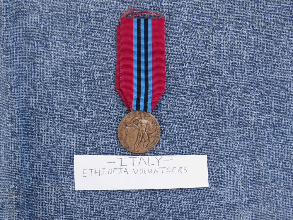 ITALIAN VOLUNTEERS MEDAL 1935-1936 EAST AFRICA / ETHIOPIA A.O EXCELLENT-img-0
