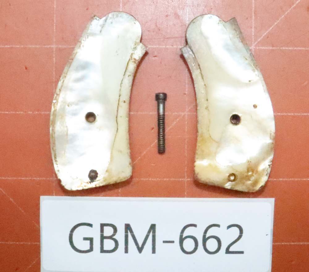 S&W Top Break Mother of Pearl Grips, Repair Parts GBM-662-img-1