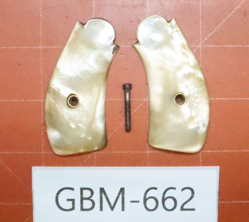 S&W Top Break Mother of Pearl Grips, Repair Parts GBM-662-img-0