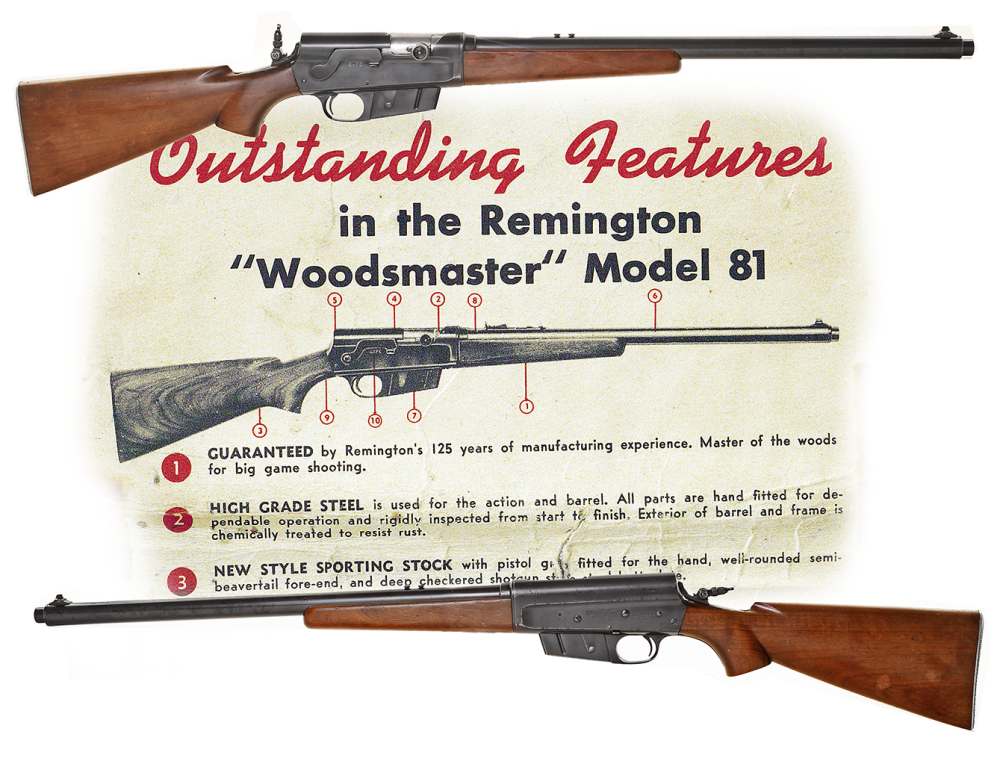 REMINGTON M81 SEMI AUTO 300 SAV TAKE DOWN PEEPSIGHT. C&R.-img-0