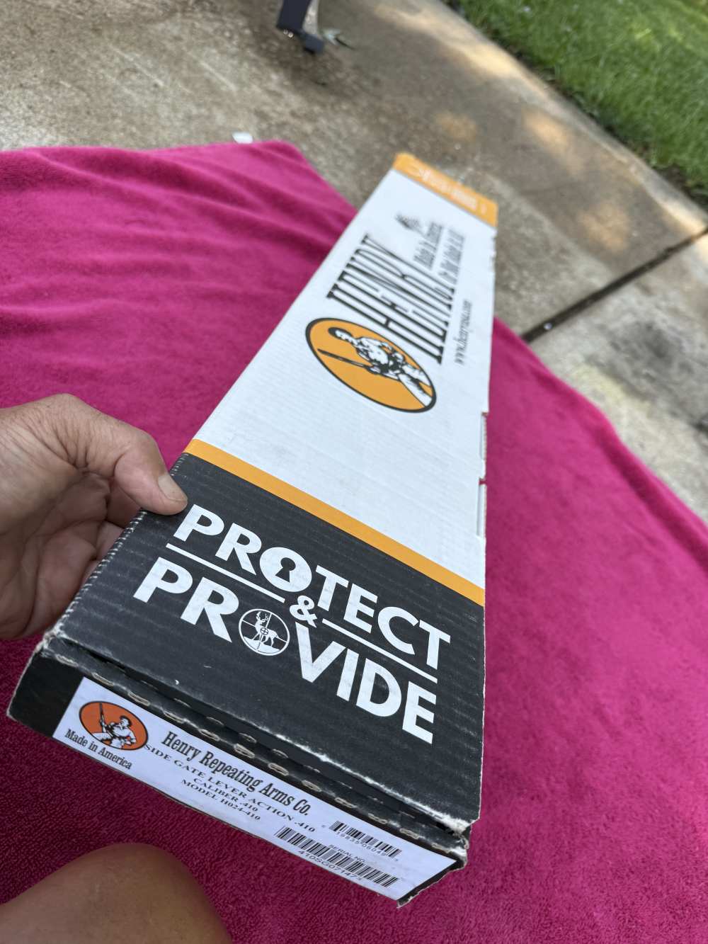 Henry Solid Brass H24 Signature  Lever Action 410 Shotgun Side Gate Walnut-img-23