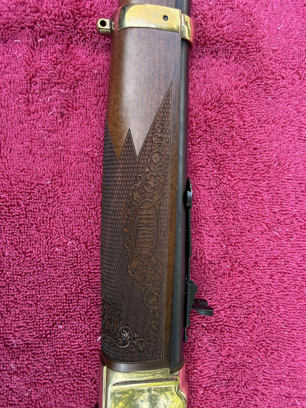 Henry Solid Brass H24 Signature  Lever Action 410 Shotgun Side Gate Walnut-img-13