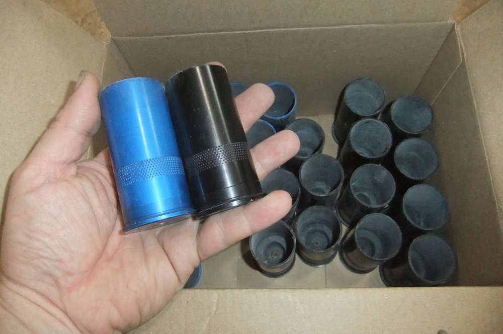 24ct Once Fired 3in 37mm 6061 Aluminum Casingsw/ Milled In Powder Cups!!-img-0