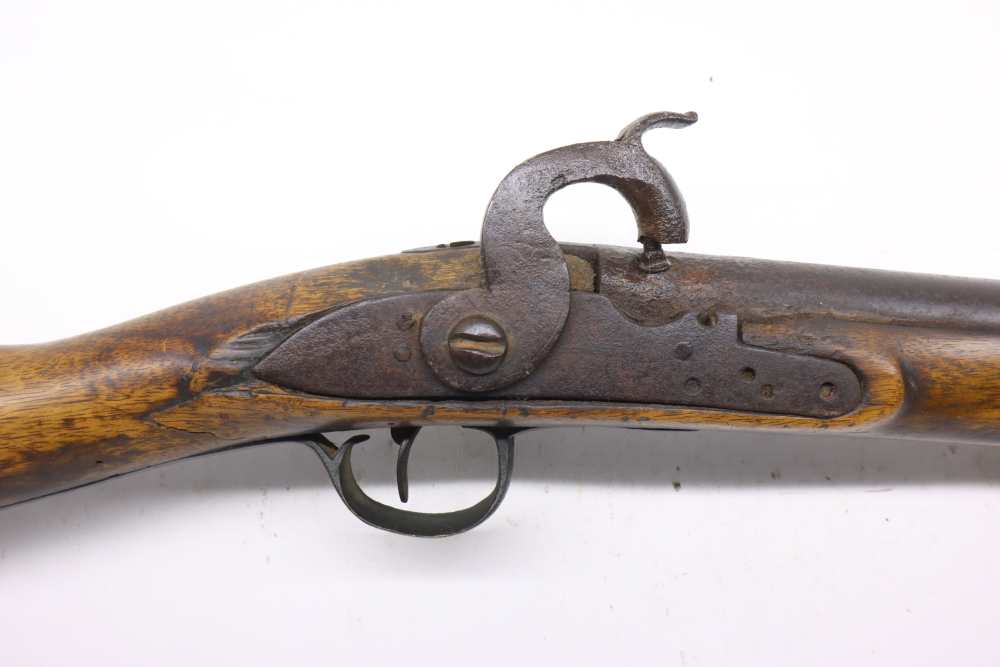 Early American flintlock percussion conversion 40" Vintage #26080046A-img-0