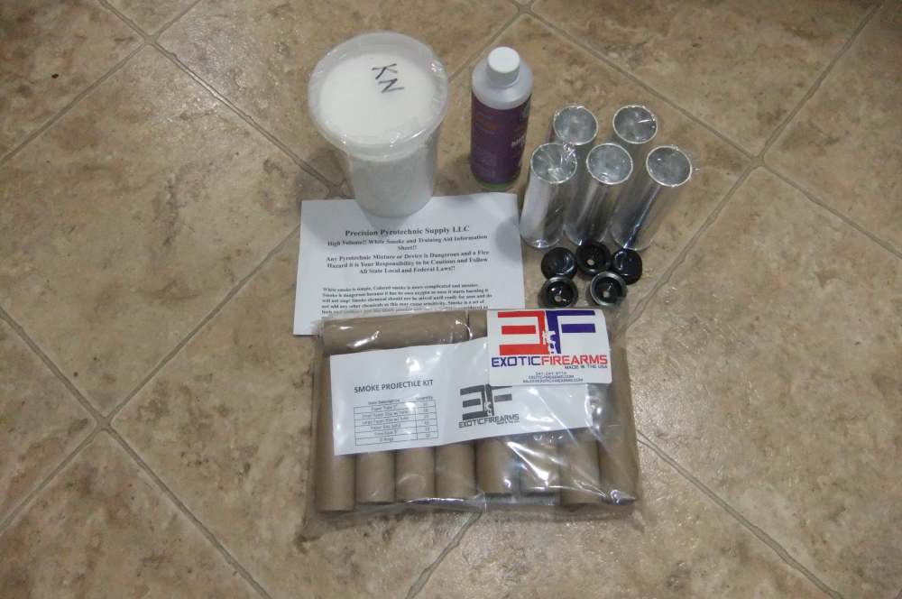 10ct Budget 37mm Smoke Round Reloading Kit: Supplies w/ Casings and Fuse!-img-1