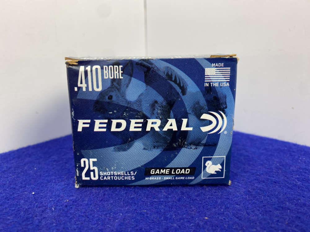 100 Rounds Federal .410 Bore 3" #6 Shot Game Load Ammunition *MAXIMUM DRAM*-img-4