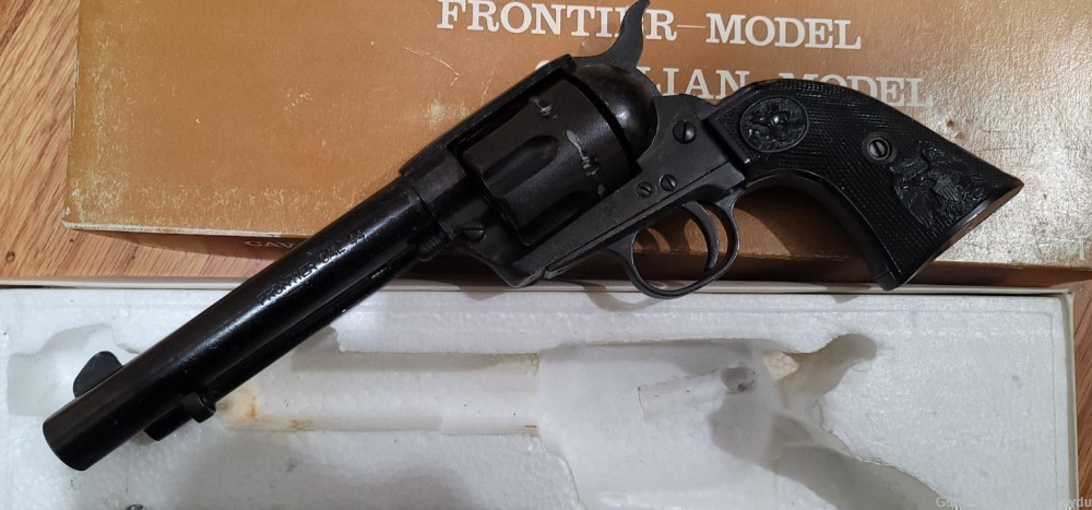 CMC MGC COMPETITOR WESTERN COWBOY FRONTIER 44 REPLICA REVOLVER NEW OLD STOK-img-2