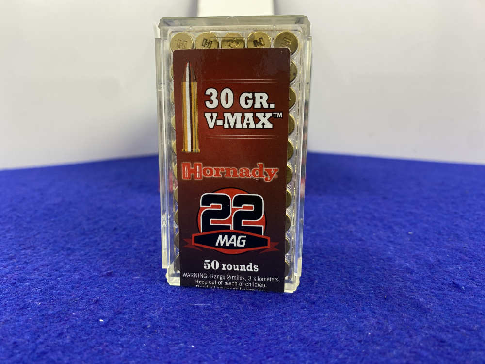 450 Rounds Hornady .22 Magnum 30Gr V-MAX Ammunition *ULTRA-FLAT TRAJECTORY*-img-14