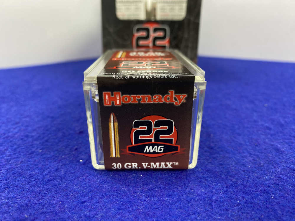 450 Rounds Hornady .22 Magnum 30Gr V-MAX Ammunition *ULTRA-FLAT TRAJECTORY*-img-13