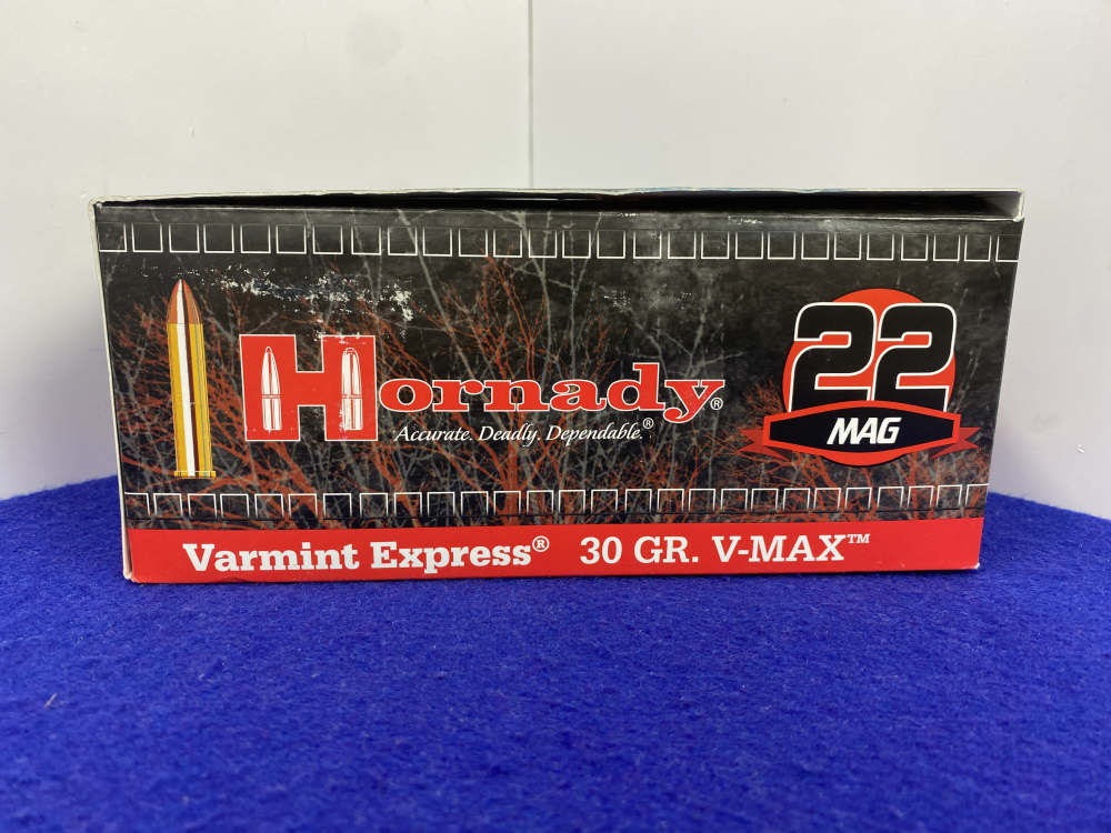 450 Rounds Hornady .22 Magnum 30Gr V-MAX Ammunition *ULTRA-FLAT TRAJECTORY*-img-5