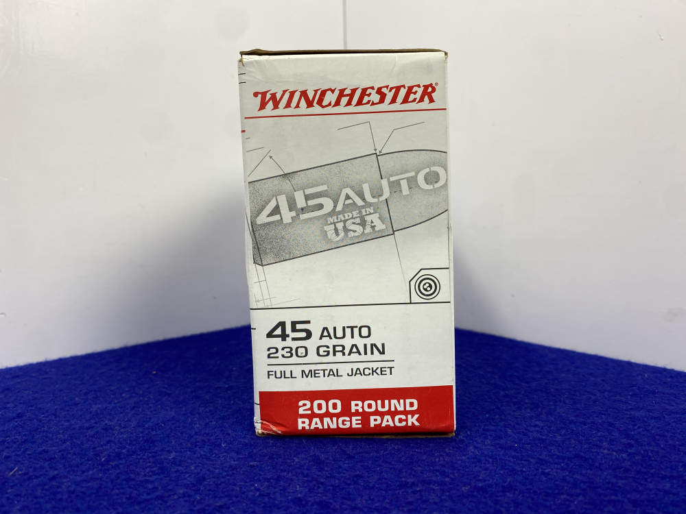 200 Rounds Winchester .45 Auto 230 Grain FMJ Ammunition *SHOOTER’S SUPPLY*-img-4