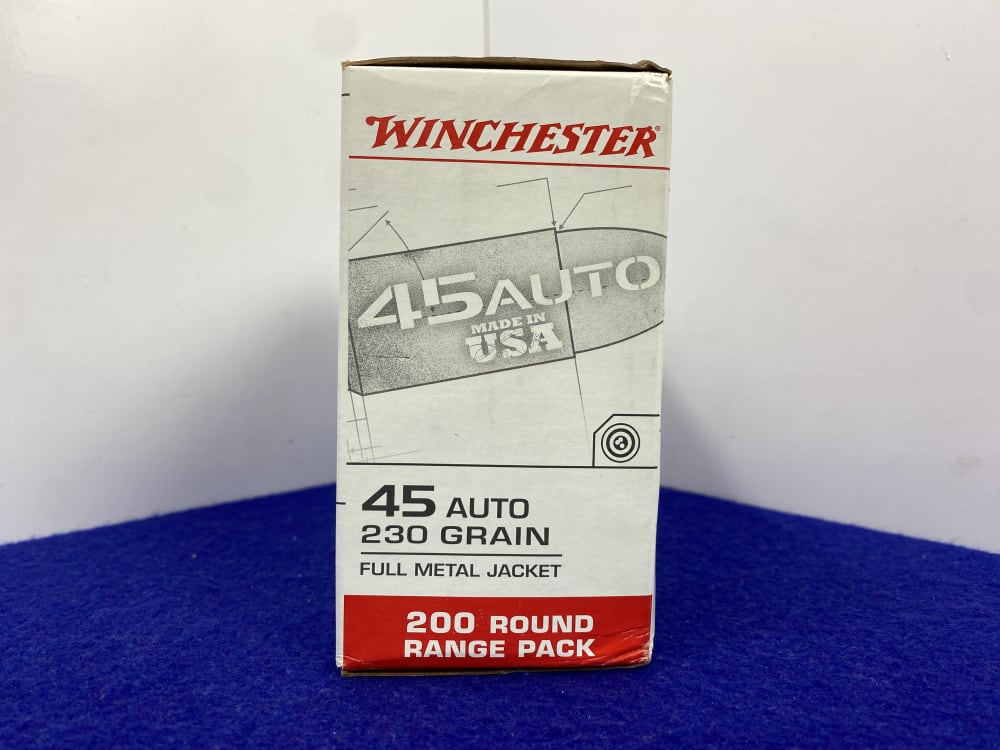 200 Rounds Winchester .45 Auto 230 Grain FMJ Ammunition *SHOOTER’S SUPPLY*-img-6