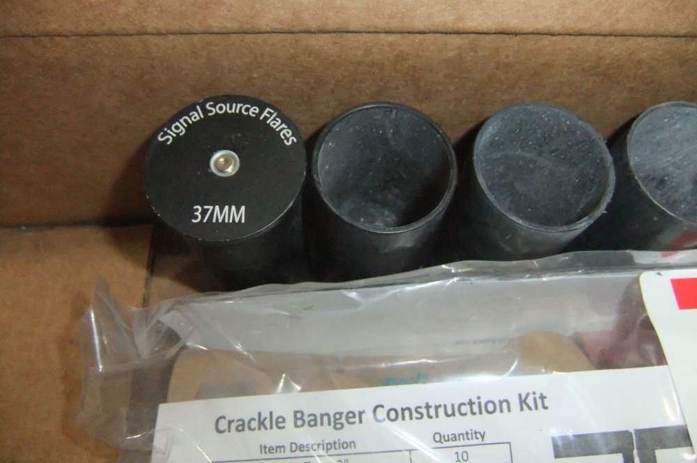 10ct Exotic Firearm 37mm Crackle Banger Reloading Kit w/ 6ct 3.5in Casings!-img-2