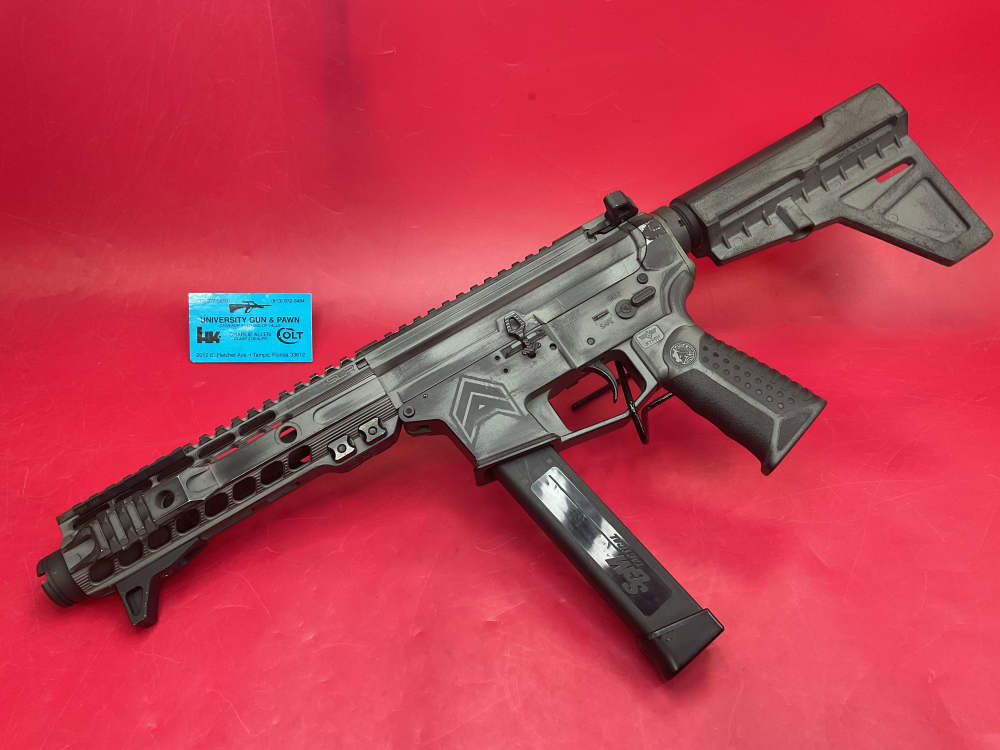 Angstadt Arms Model AA-0940 9mm 5.5” Pistol - Battle Worn Gray-img-0