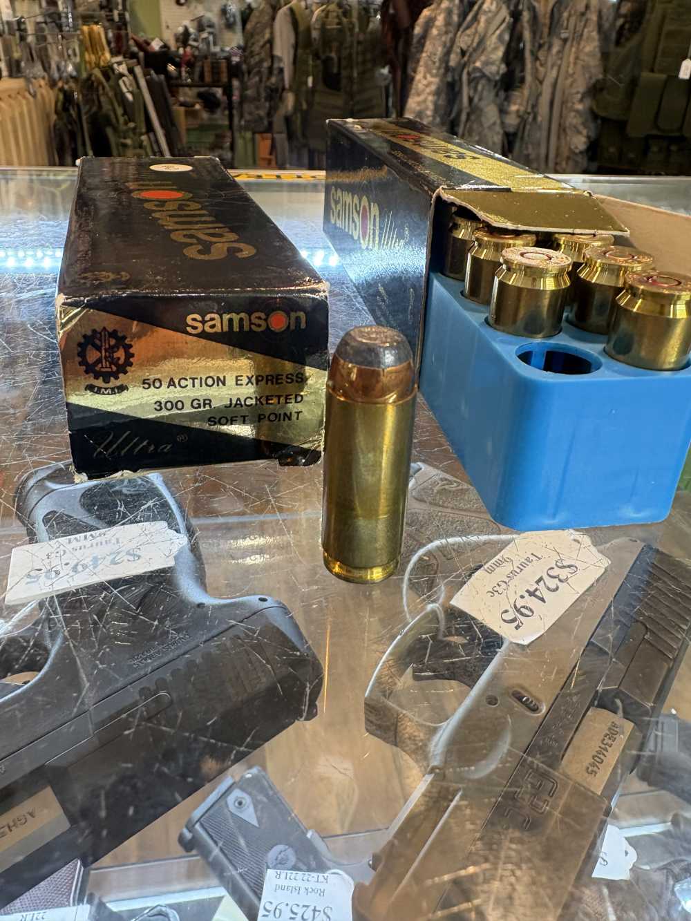 Sampson Ultra .50 Action Express 40rds 300grn JSP-img-0