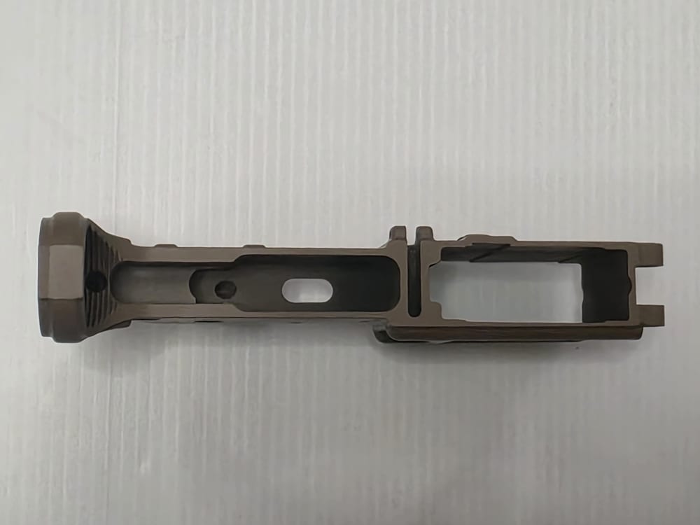 PSA M4A1 AR15 Lower Low Shelf Full Auto Ready TAN FRT friendly Stripped -img-3