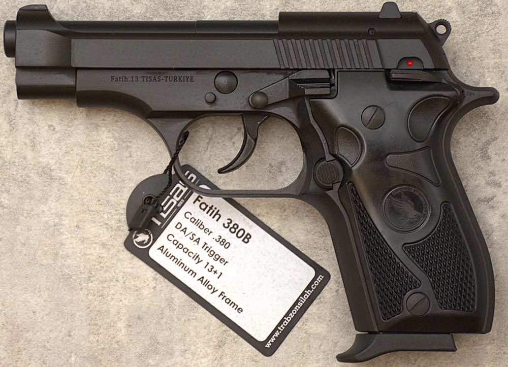 New-in-Box Tisas Fatih B380 Semi-Auto Pistol Black-img-1