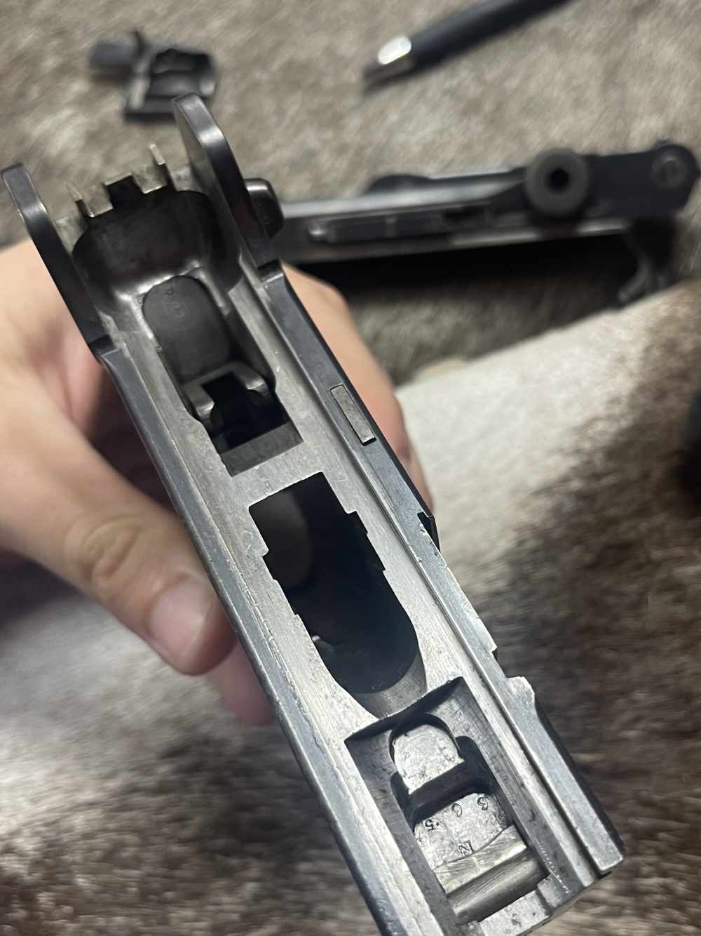 VERY Rare 1911 DWM Luger WWI MATCHING #s P08 9mm W/Holster ALL ORIGINAL-img-24