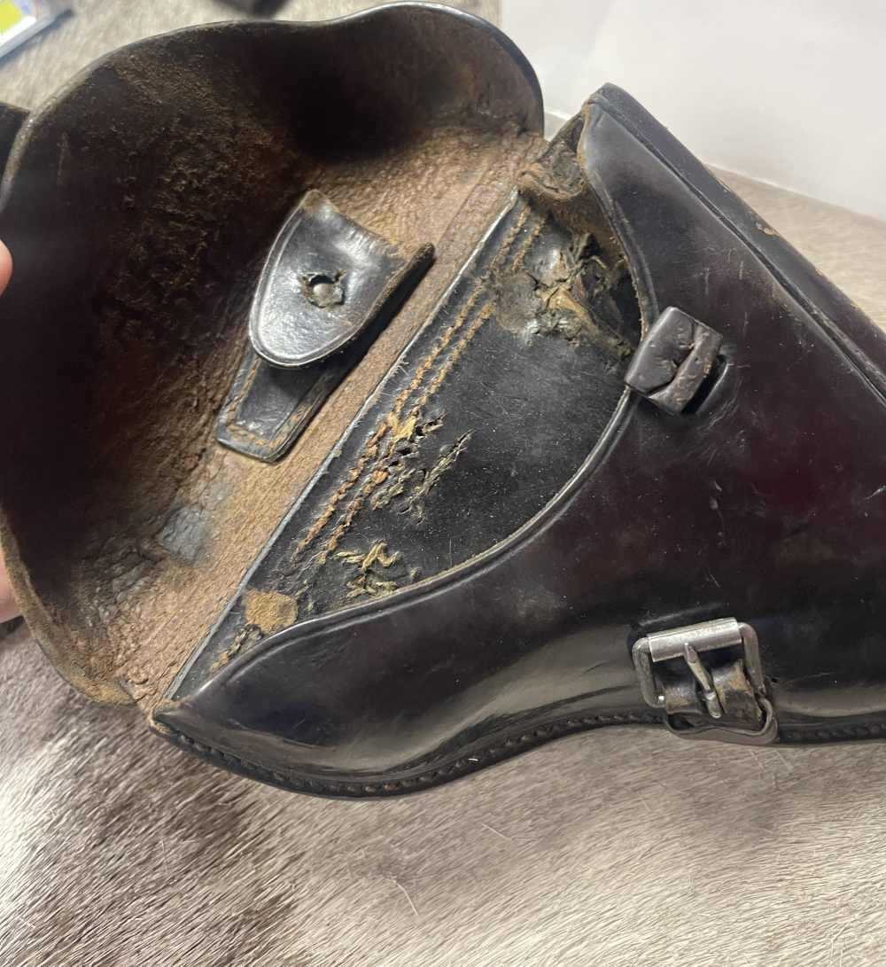 VERY Rare 1911 DWM Luger WWI MATCHING #s P08 9mm W/Holster ALL ORIGINAL-img-37