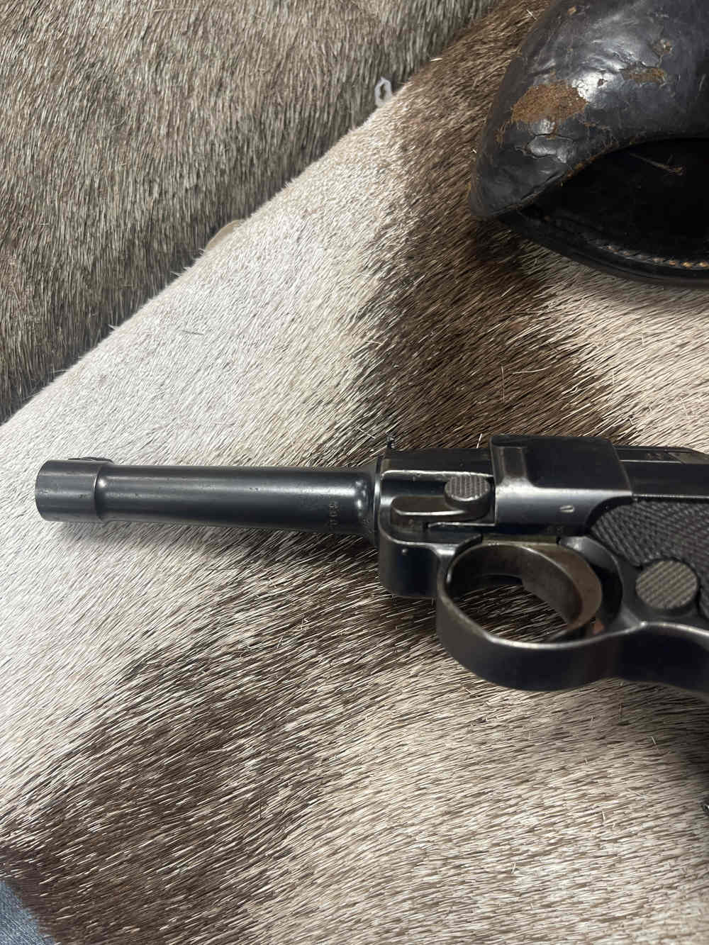 VERY Rare 1911 DWM Luger WWI MATCHING #s P08 9mm W/Holster ALL ORIGINAL-img-9