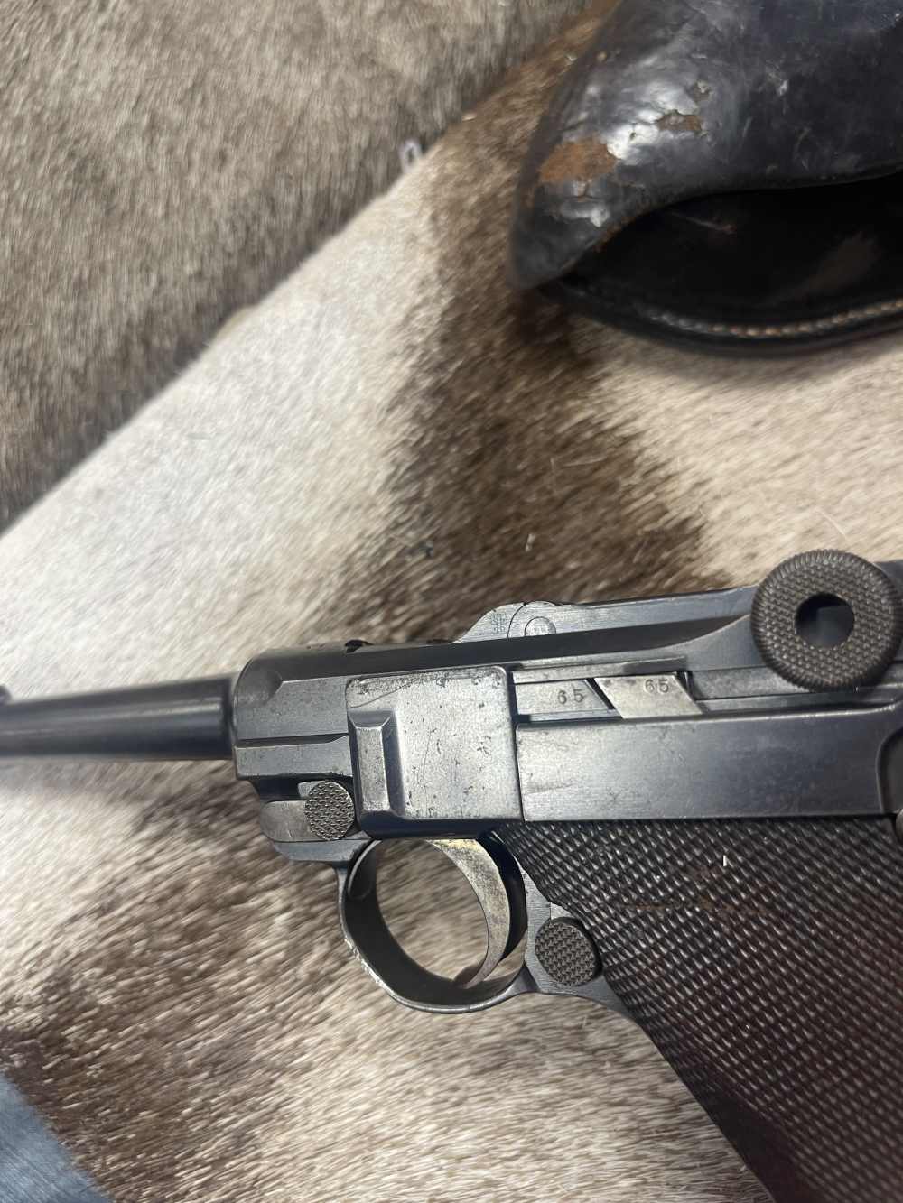 VERY Rare 1911 DWM Luger WWI MATCHING #s P08 9mm W/Holster ALL ORIGINAL-img-10
