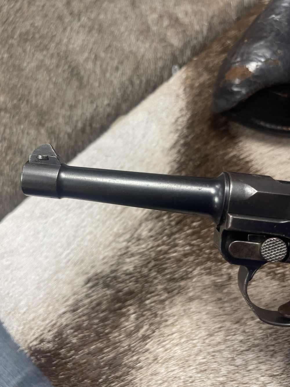 VERY Rare 1911 DWM Luger WWI MATCHING #s P08 9mm W/Holster ALL ORIGINAL-img-8