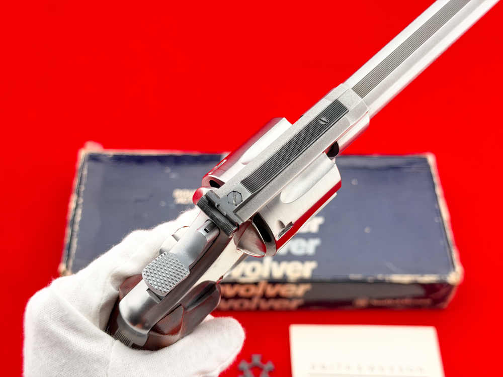 SCARCE 1990 S&W Model 610 10mm 6.5" Stainless w/ Box & Combat Stocks-img-15