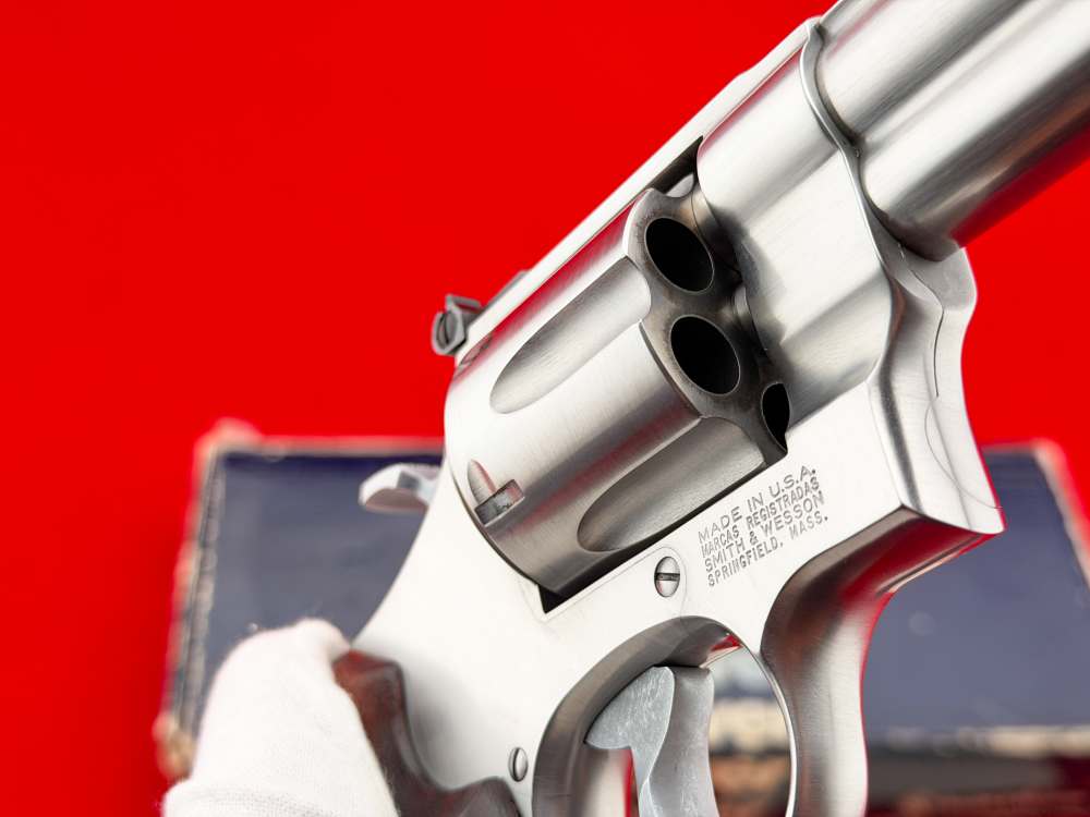 SCARCE 1990 S&W Model 610 10mm 6.5" Stainless w/ Box & Combat Stocks-img-26