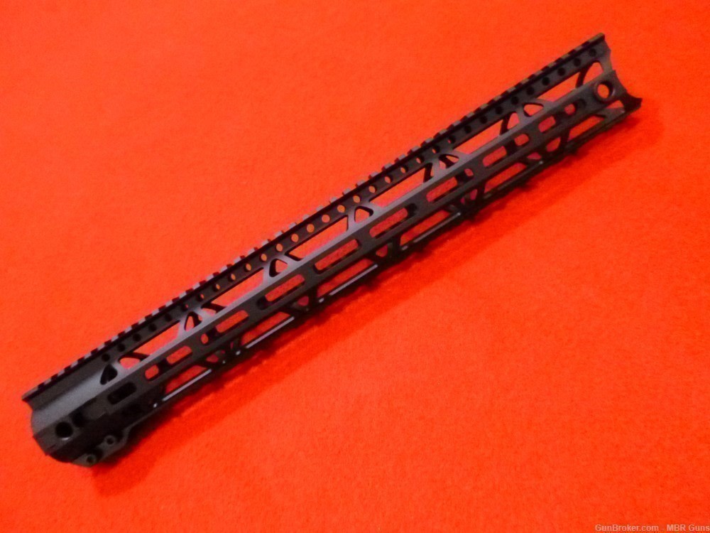 AR 10 LR-308 17" M-Lok Lightweight Freefloat Rail Low Profile 6061-T6-img-0