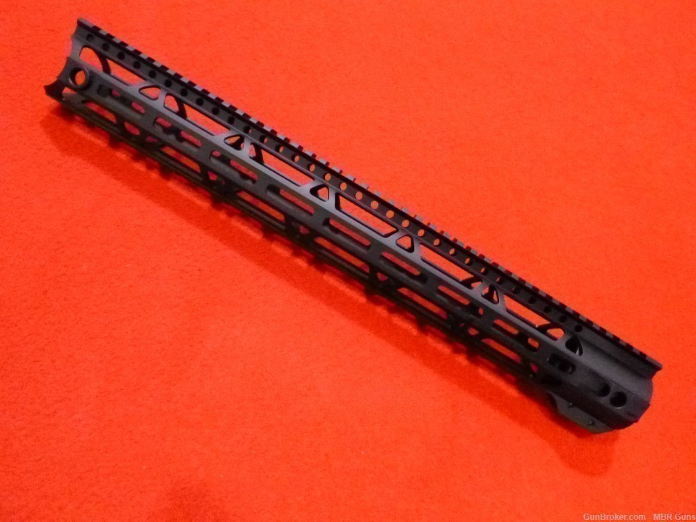 AR 10 LR-308 17" M-Lok Lightweight Freefloat Rail Low Profile 6061-T6-img-4