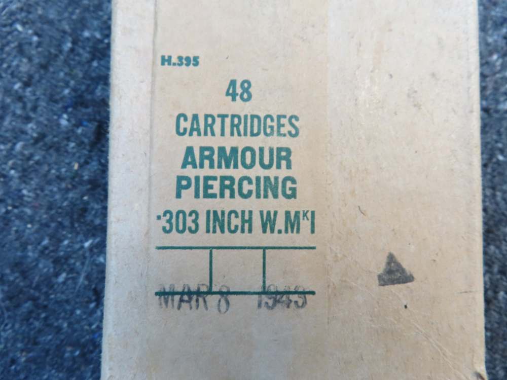 WWII CANADIAN .303 BRITISH ARMOR PIERCING BALL AMMO-1943-SCARCE-img-1